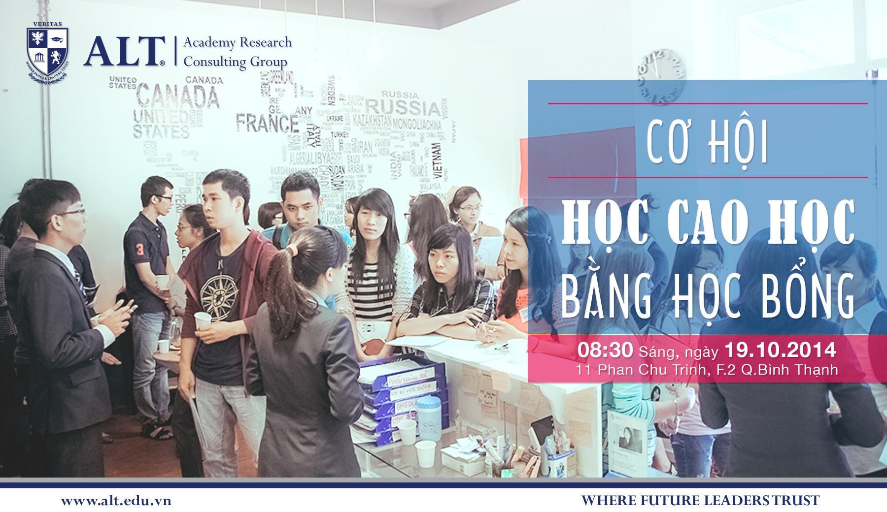Hội Thảo ALT: "Cơ Hội Học Cao Học Bằng Học Bổng"