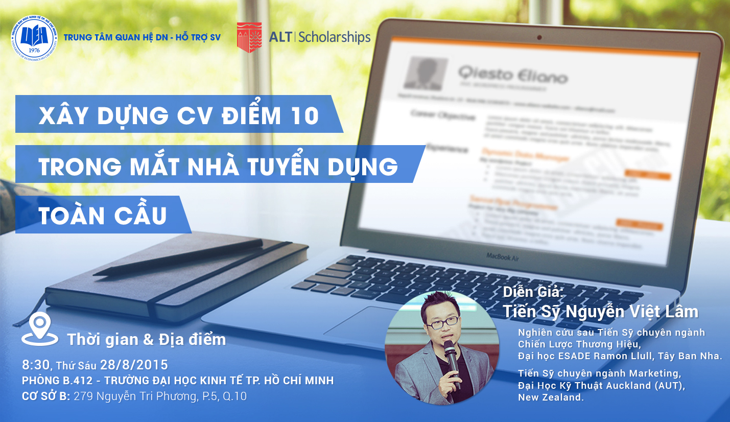 Hội Thảo ALT “Xây Dựng CV Điểm 10 Trong Mắt Nhà Tuyển Dụng Toàn Cầu”