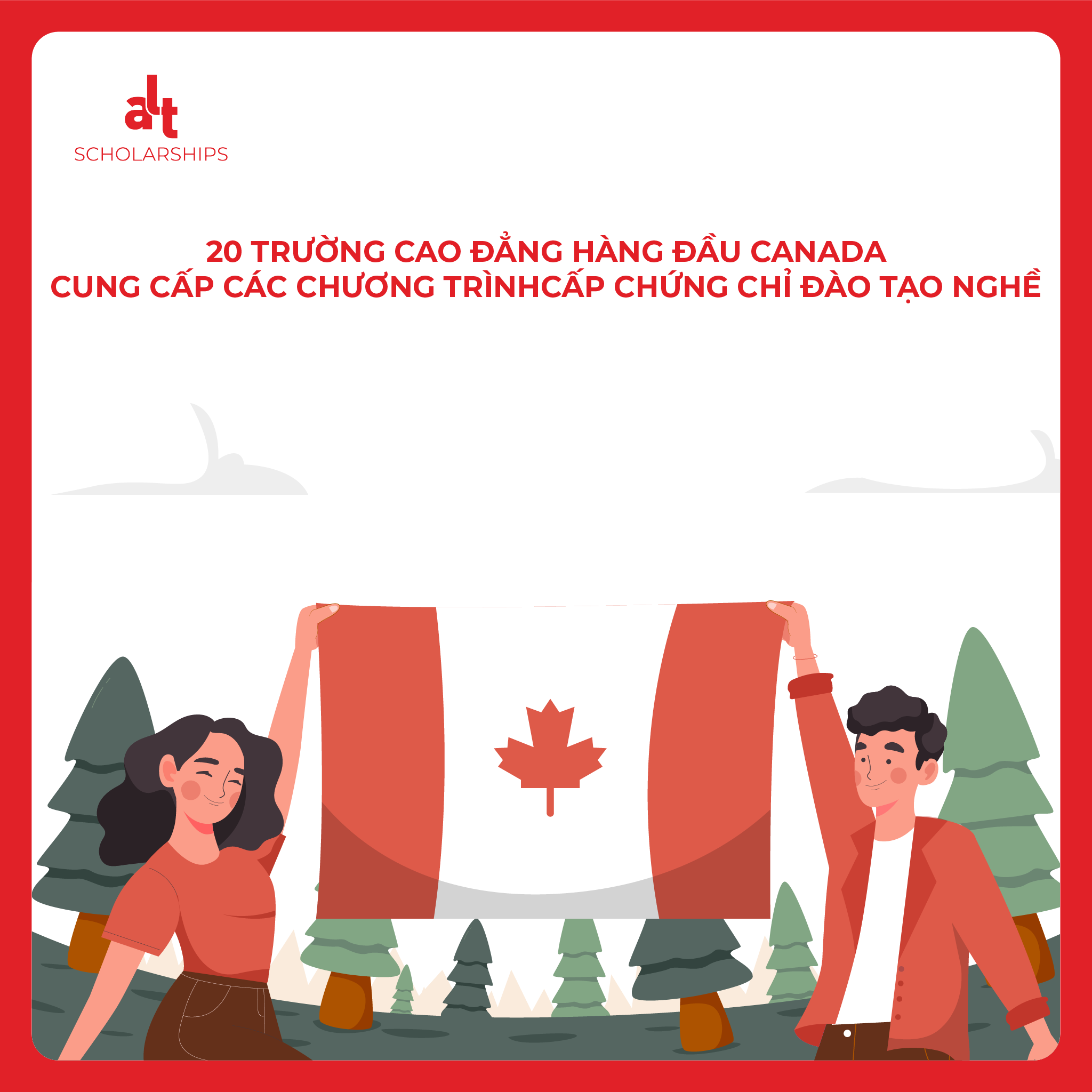 20 trường cao đẳng hàng đầu Canada cung cấp các chương trình cấp chứng chỉ đào tạo nghề
