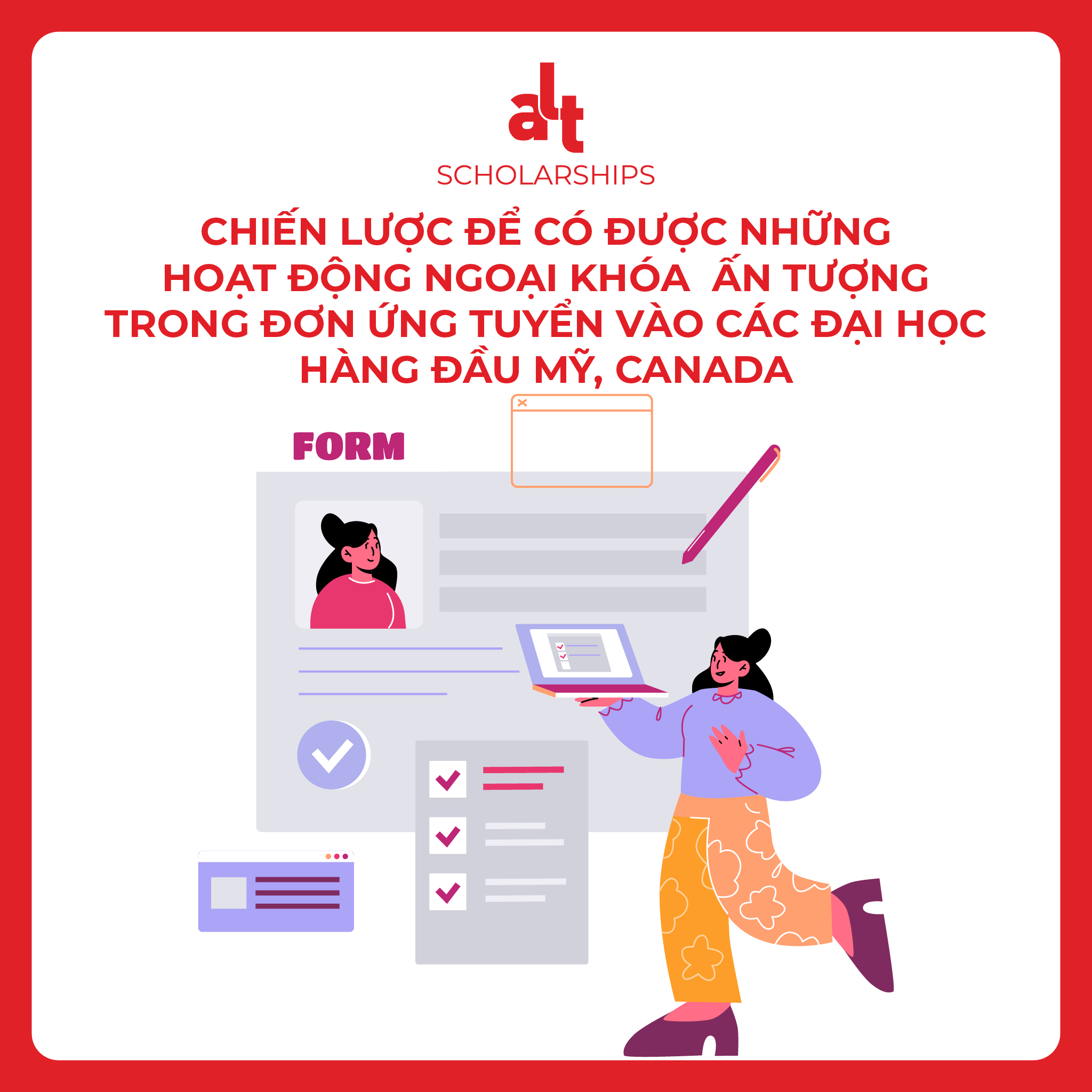 Chiến Lược Để Có Được Những Hoạt Động Ngoại Khóa Ấn Tượng Trong Đơn Ứng Tuyển Vào Các Đại Học Hàng Đầu Mỹ, Canada
