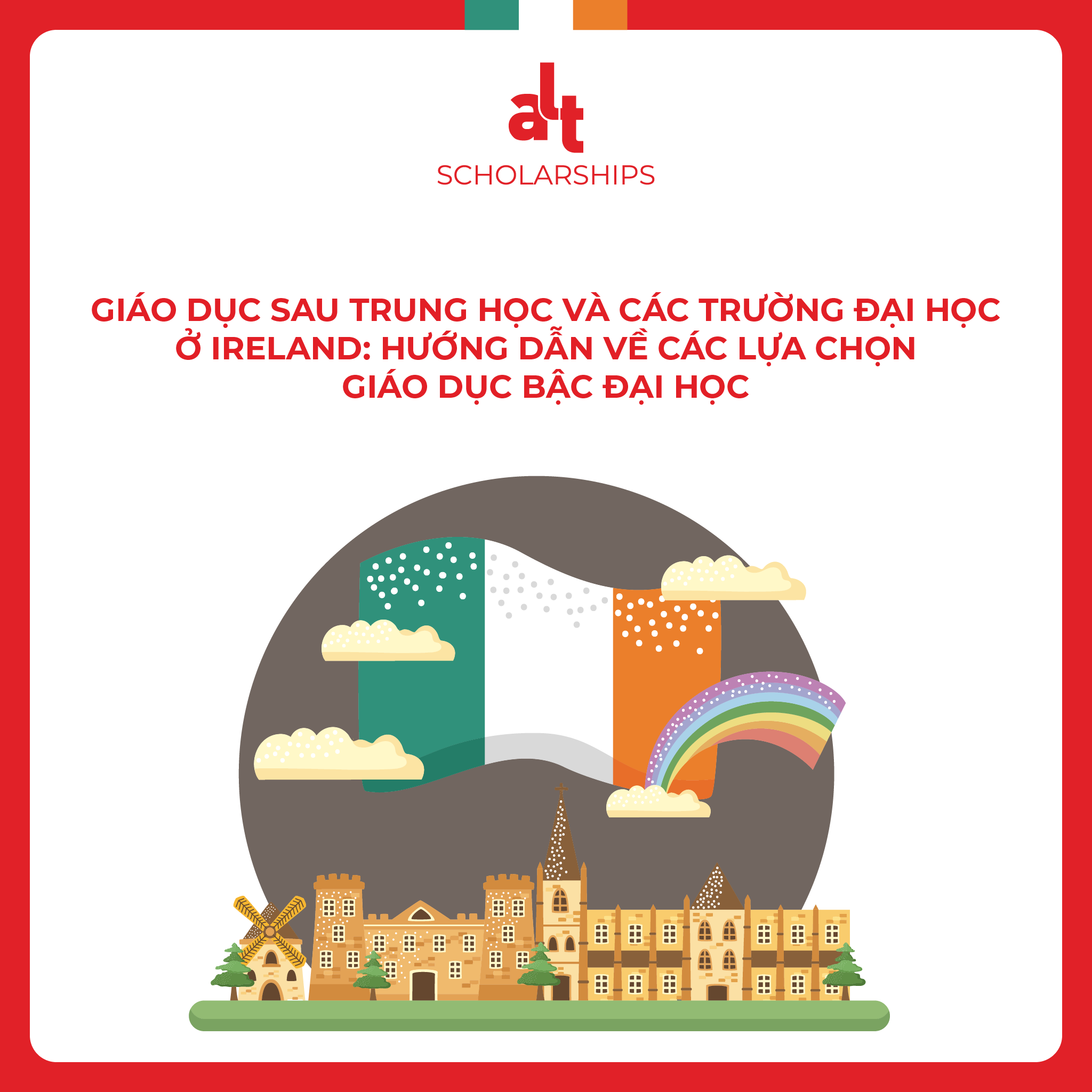 Giáo dục sau Trung Học và các trường đại học ở Ireland: Hướng dẫn về các lựa chọn giáo dục bậc đại học