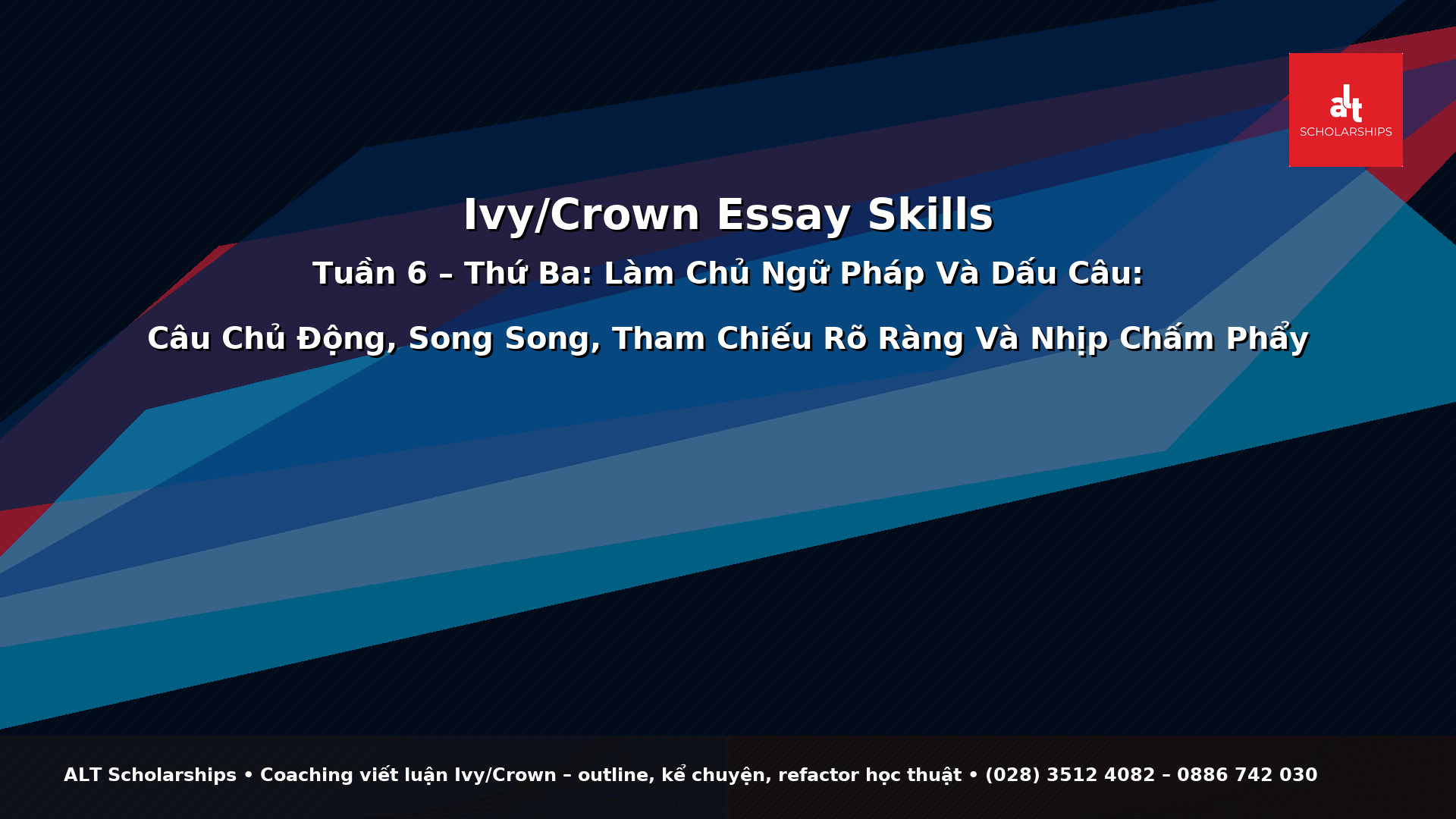 Làm Chủ Ngữ Pháp Và Dấu Câu: Câu Chủ Động, Song Song, Tham Chiếu Rõ Ràng Và Nhịp Chấm Phẩy