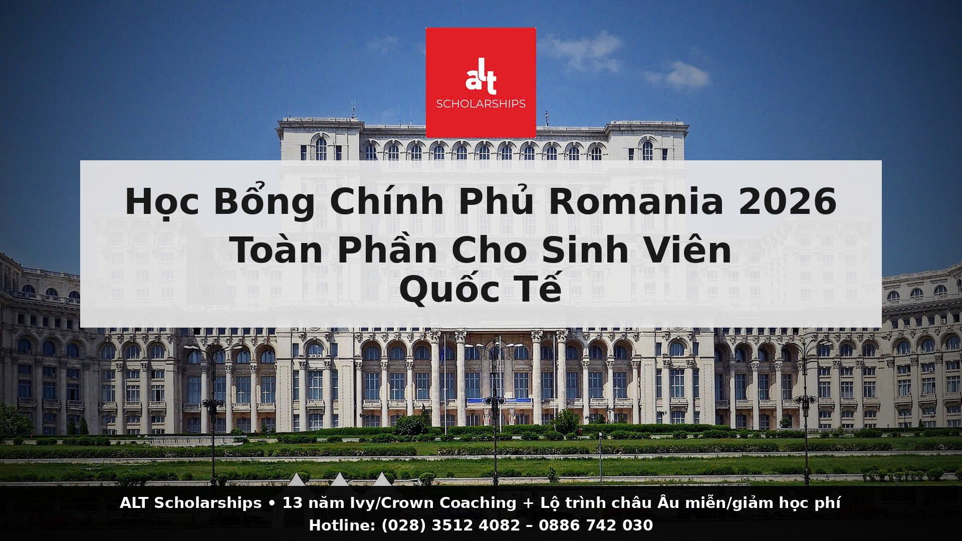 Học Bổng Chính Phủ Romania 2026–2027: Du Học Châu Âu Chi Phí Thấp Với Học Phí 0 Đồng, Trợ Cấp Hàng Tháng & 1 Năm Học Tiếng Romania Miễn Phí