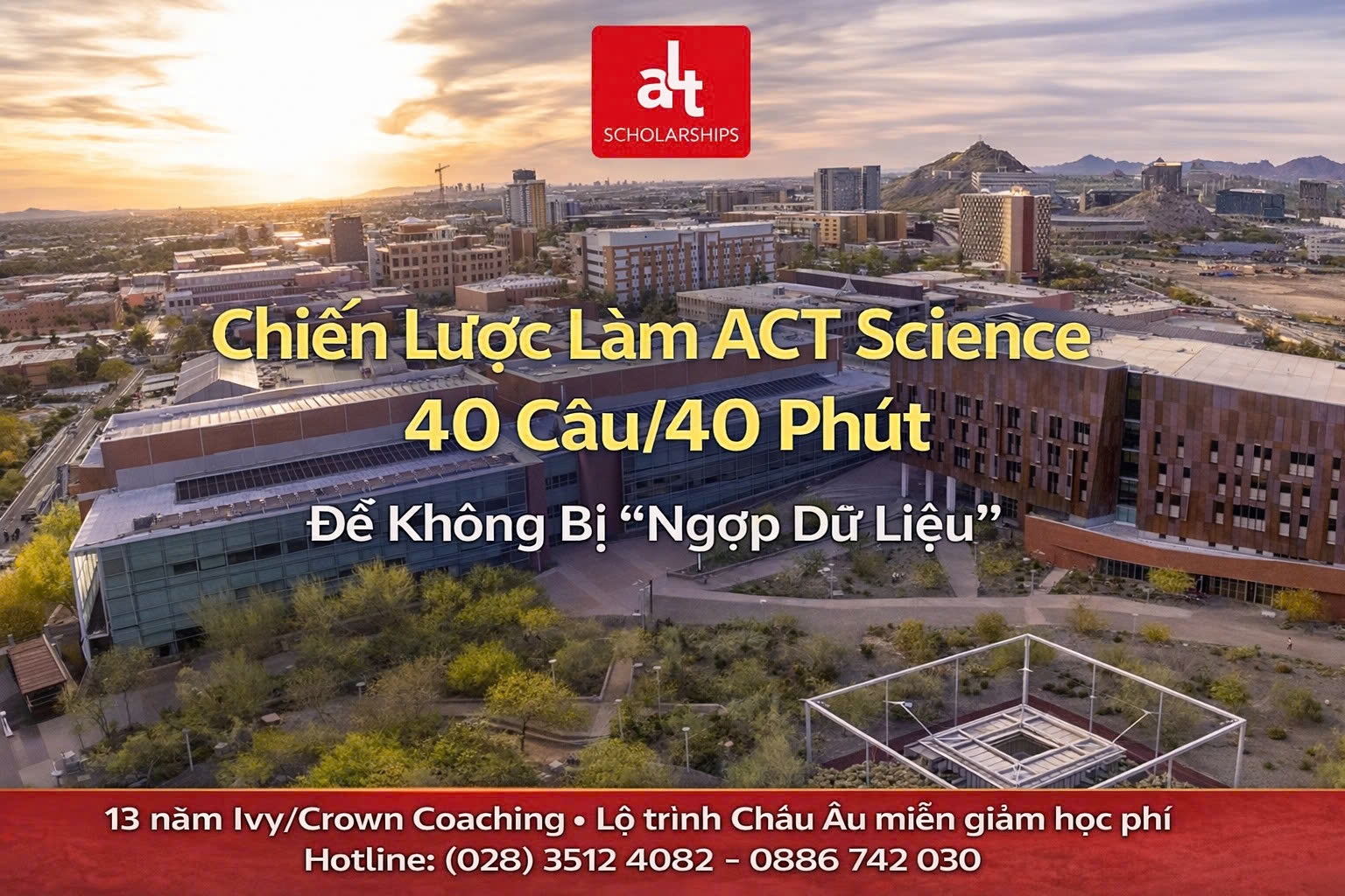 (Thứ Năm | SAT/ACT)  ACT “Mới” (Từ 9/2025): Science Trở Thành Optional, Composite Đổi Cách Tính — Vậy Học Sinh Việt Nam Có Nên Thi Science Không? Và Chiến Lược Làm ACT Science 40 Câu / 40 Phút Để Không Bị “Ngợp Dữ Liệu”