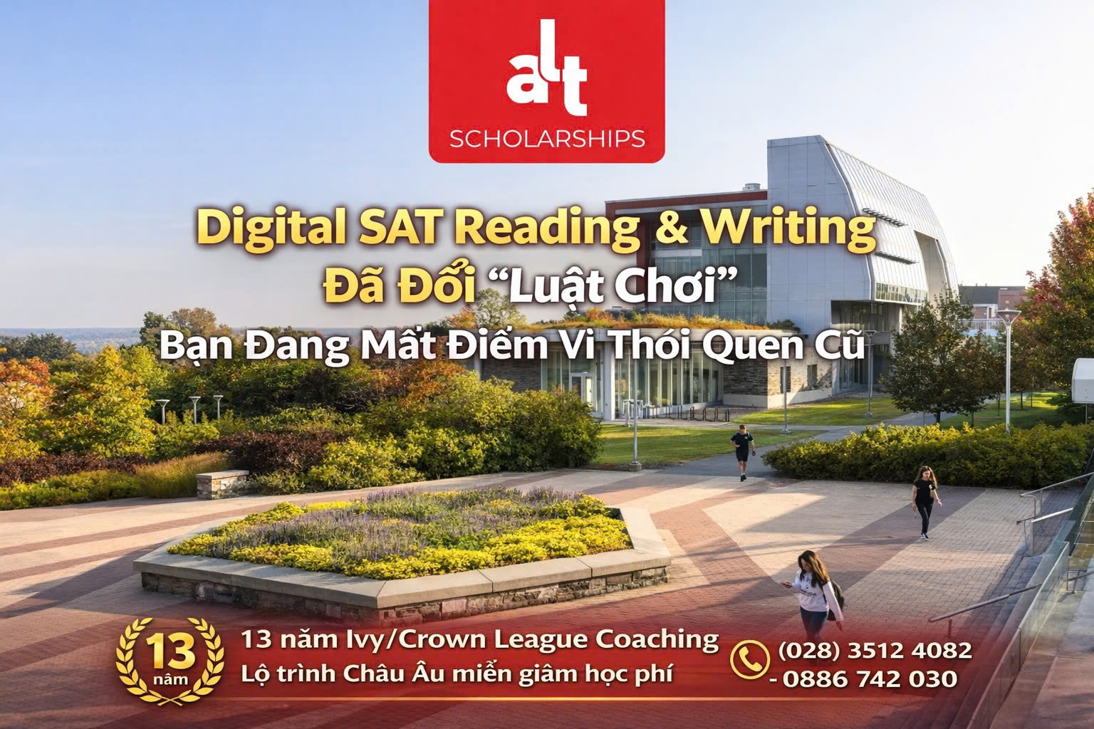 (Thứ Năm | SAT/ACT)  Digital SAT Reading & Writing: Không Còn “Đọc 1 Passage Dài Rồi Trả Lời 10 Câu” — Vậy Vì Sao Nhiều Học Sinh Việt Nam Vẫn Hụt Điểm? Chiến Lược Theo 4 Nhóm Câu Hỏi + Nhịp 64 Phút Để Tăng Điểm Nhanh