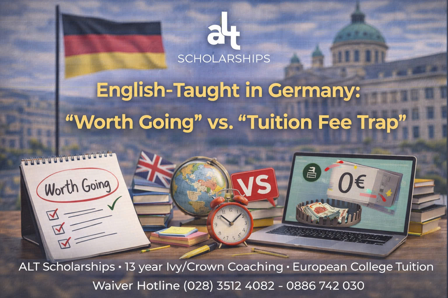 English-Taught Ở Đức: Khi Nào “Đáng Để Đi” Và Khi Nào Là “Bẫy Học Phí” (Cách Kiểm Trong 12 Phút Để Không Chọn Sai)
