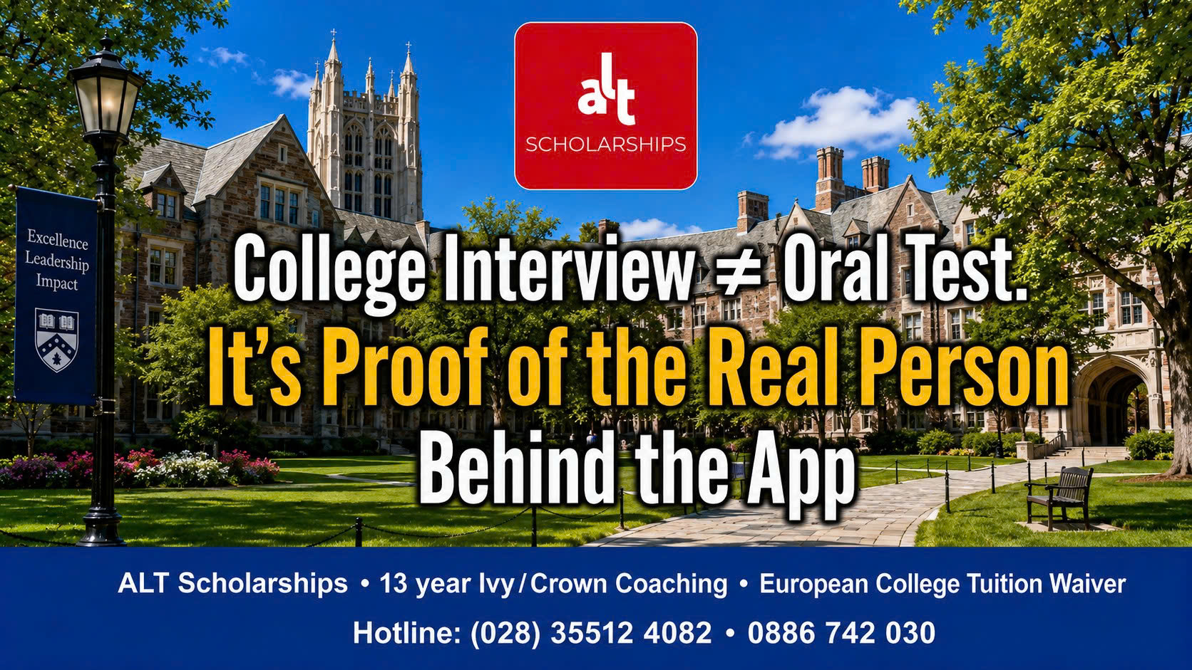 College Interview Không Phải “Thi Vấn Đáp”: Đó Là Lúc Con Chứng Minh Mình Là Người Thật Phía Sau Hồ Sơ