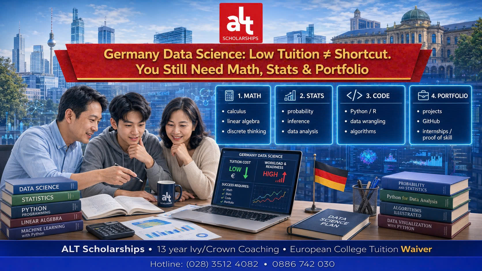 Data Science Ở Đức: Học Phí Thấp Không Cứu Được Một Lộ Trình Thiếu Toán, Statistics Và Portfolio