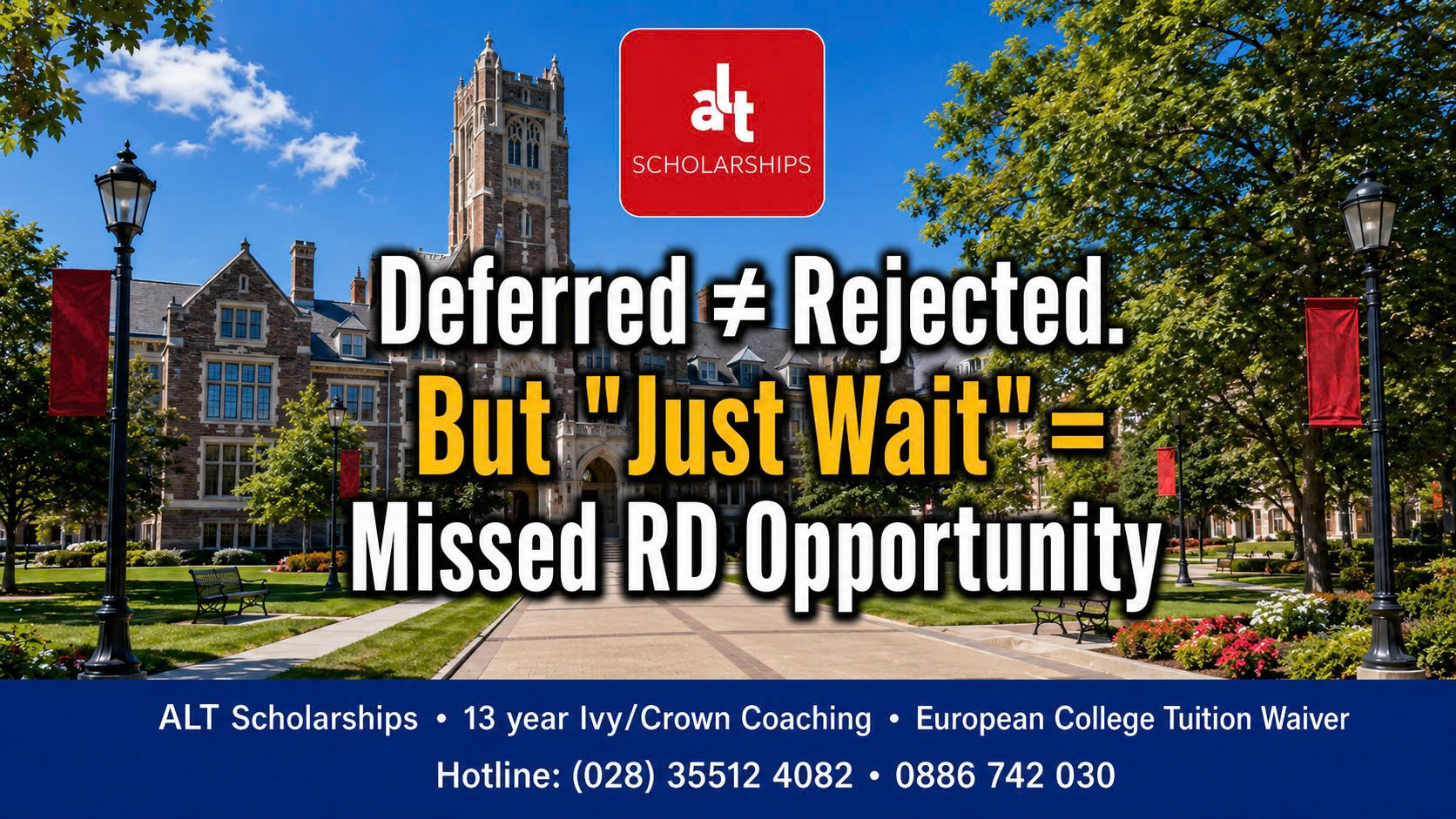 Deferred Không Phải Bị Loại: Nhưng Nếu Gia Đình Chỉ “Chờ Thêm”, Cơ Hội RD Có Thể Trôi Mất
