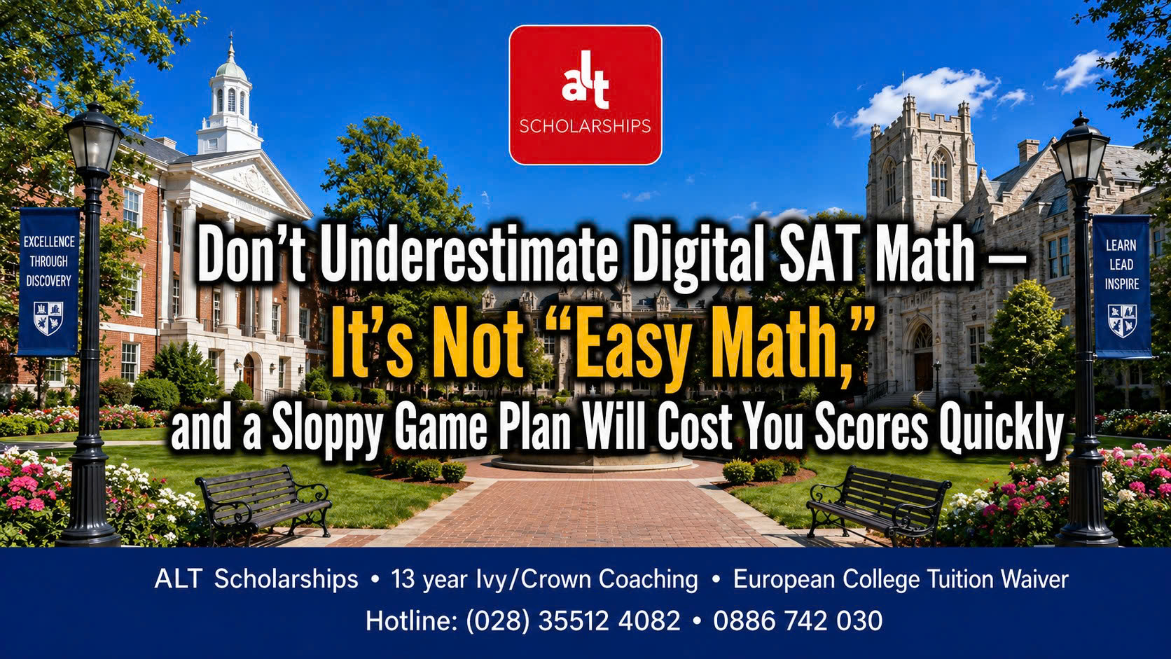 Digital SAT Math Không Phải “Toán Dễ Hơn Chương Trình Việt Nam”: Sai Chiến Lược Vẫn Mất Điểm Rất Nhanh