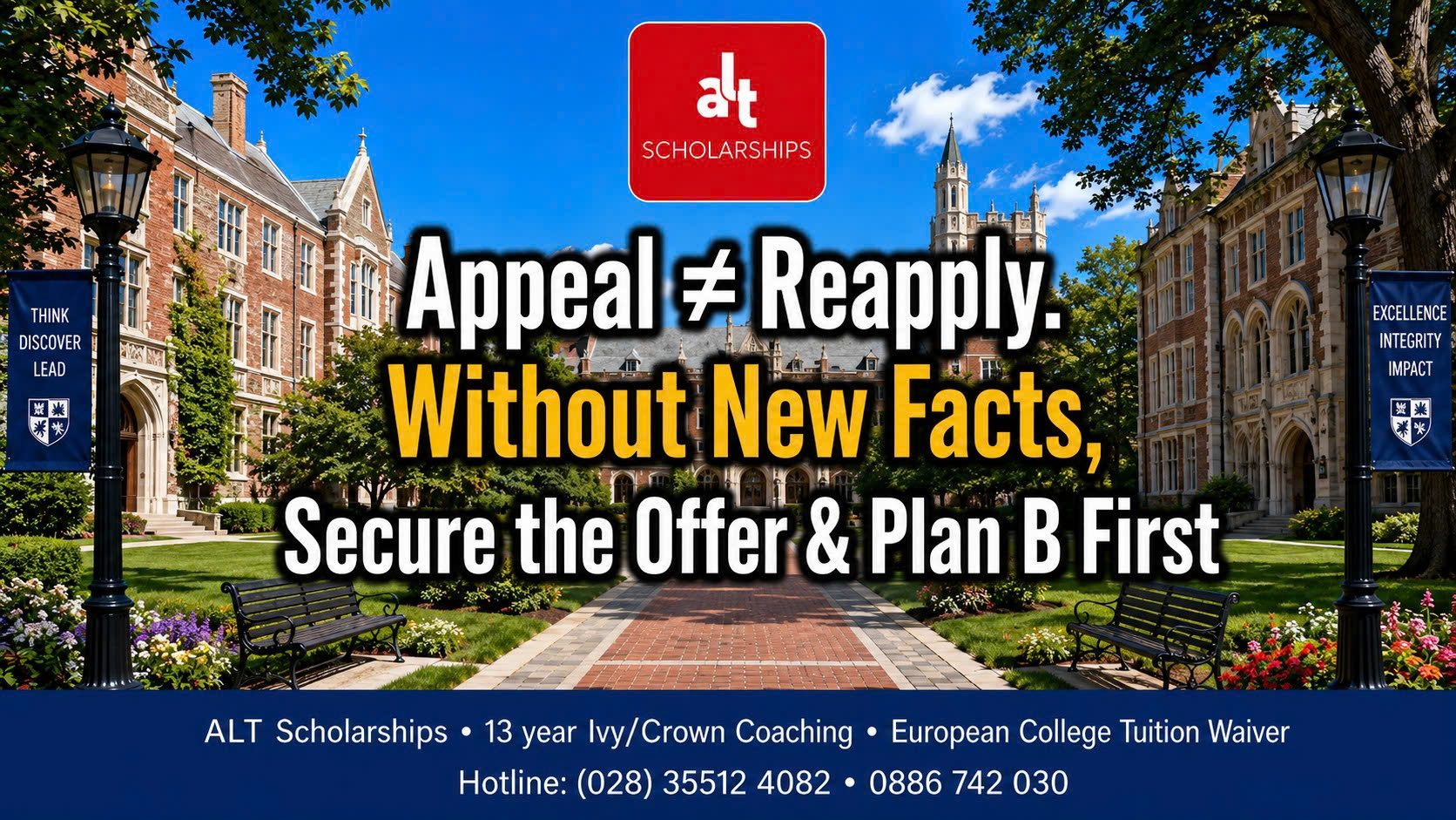 Appeal Sau Rejection Không Phải “Nộp Lại Lần Hai”: Nếu Không Có Thông Tin Mới Thật, Ba Mẹ Nên Bảo Vệ Offer Và Phương Án B Trước