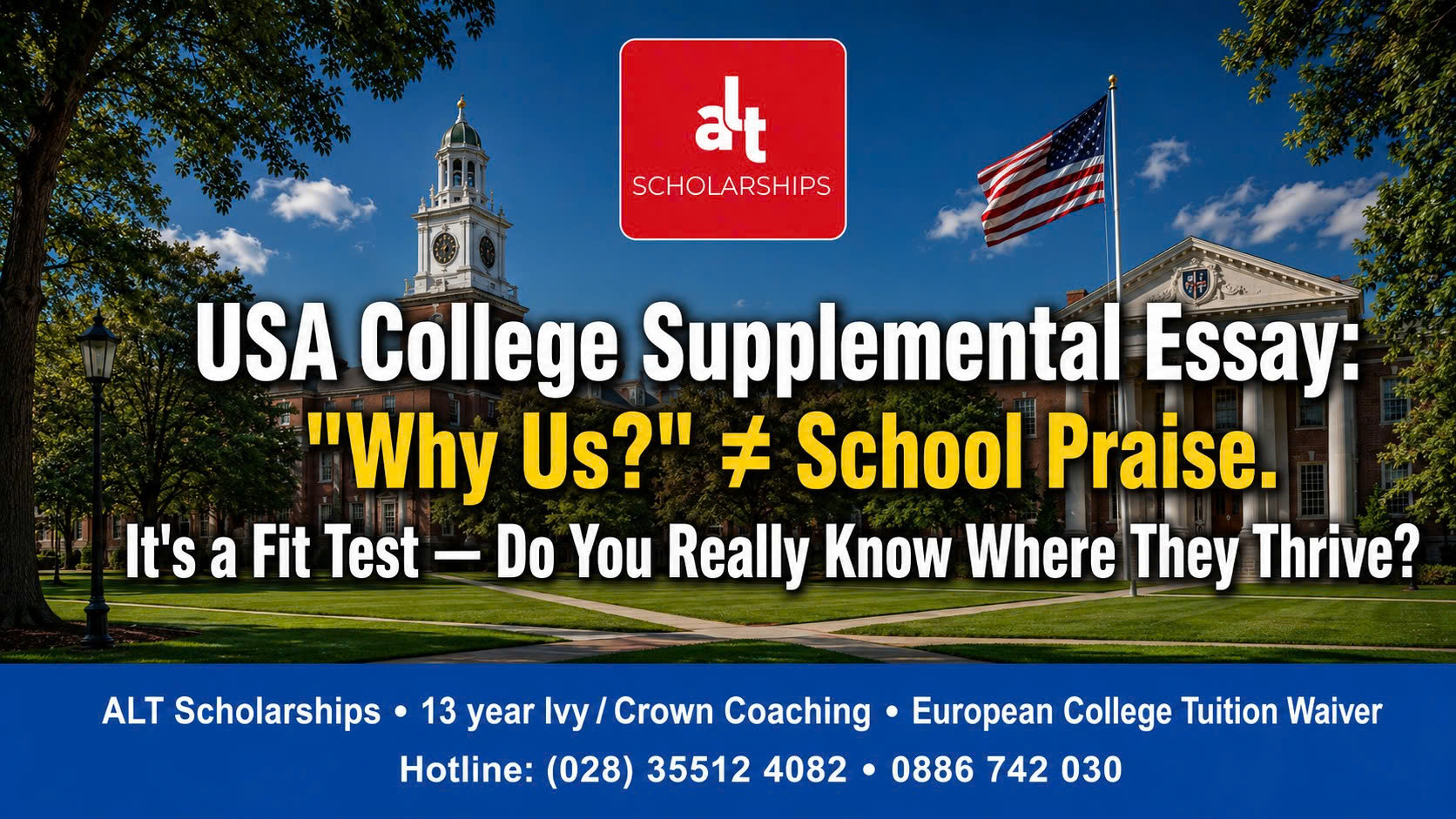 “Why Us?” Không Phải Để Khen Trường: Đây Là Bài Kiểm Tra Xem Con Có Thật Sự Hiểu Mình Hợp Với Nơi Nào