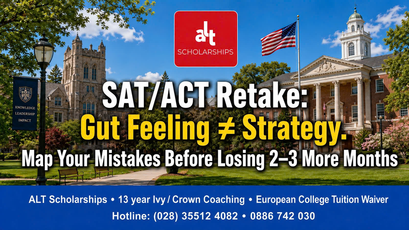 SAT/ACT Retake: Đừng Thi Lại Theo Cảm Giác — Hãy Đọc “Bản Đồ Lỗi” Trước Khi Đốt Thêm 2–3 Tháng