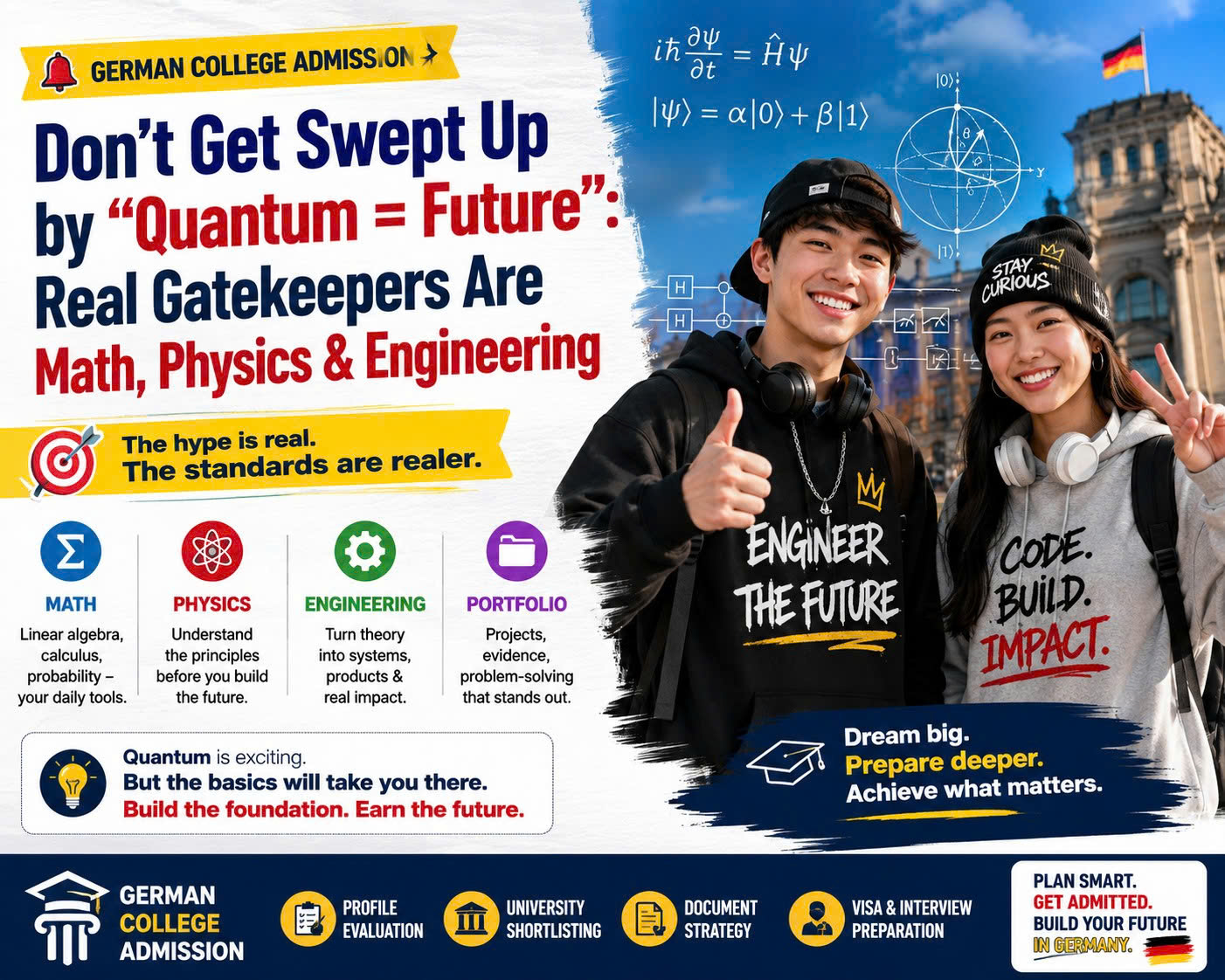 Quantum Engineering Ở Đức: Con Thích “Công Nghệ Lượng Tử”? Ba Mẹ Hãy Soi Toán, Vật Lý Và Engineering Trước Khi Bị Cuốn Vào Chữ “Tương Lai”