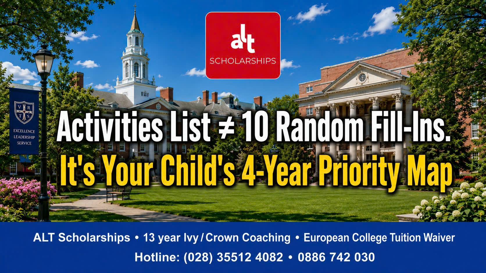 Activities List Không Phải Danh Sách “Cho Đủ 10 Dòng”: Đó Là Bản Đồ Ưu Tiên 4 Năm Của Con