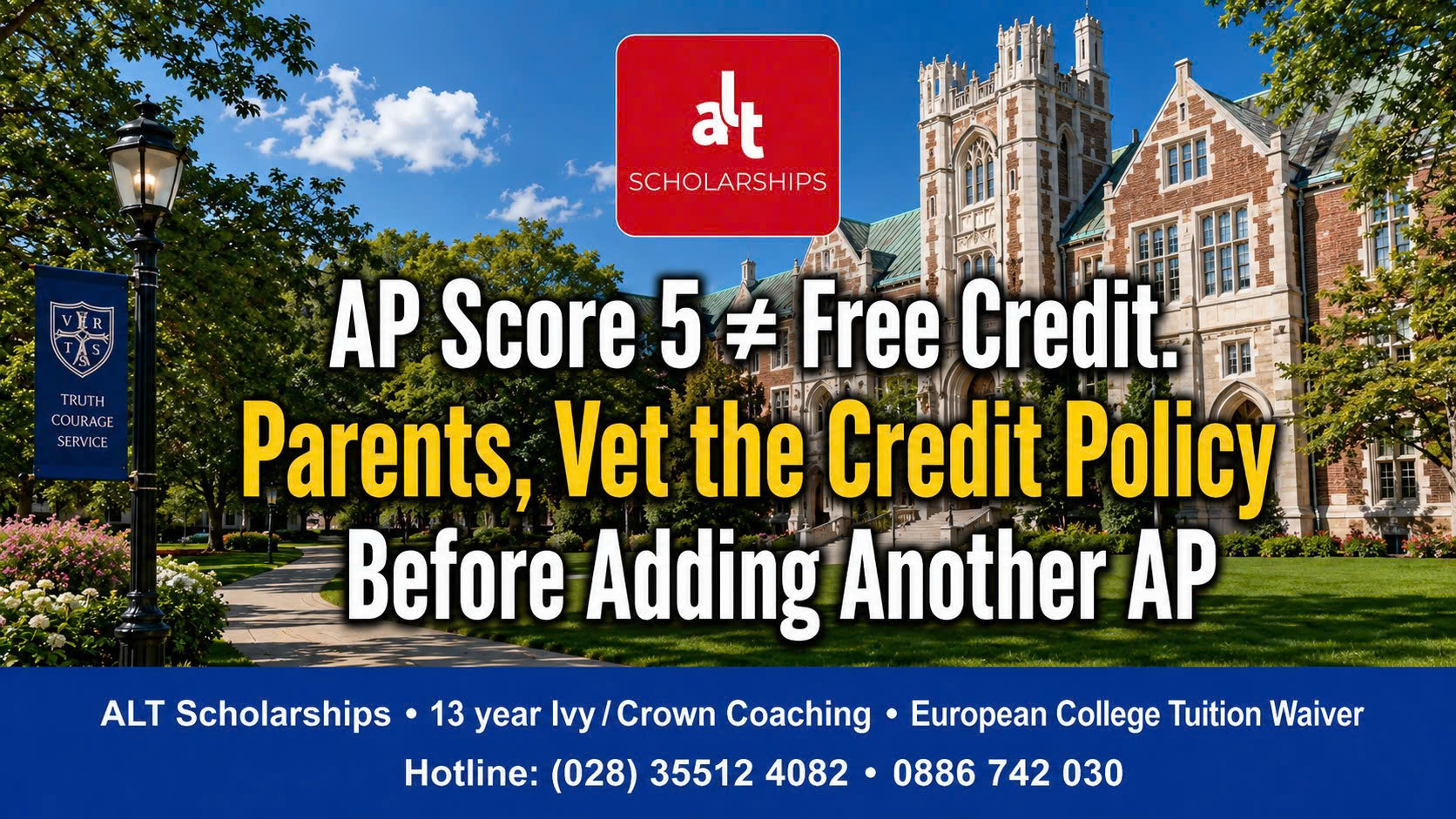 AP Score 5 không phải “tấm vé miễn môn”: ba mẹ cần đọc credit policy trước khi cho con học thêm AP