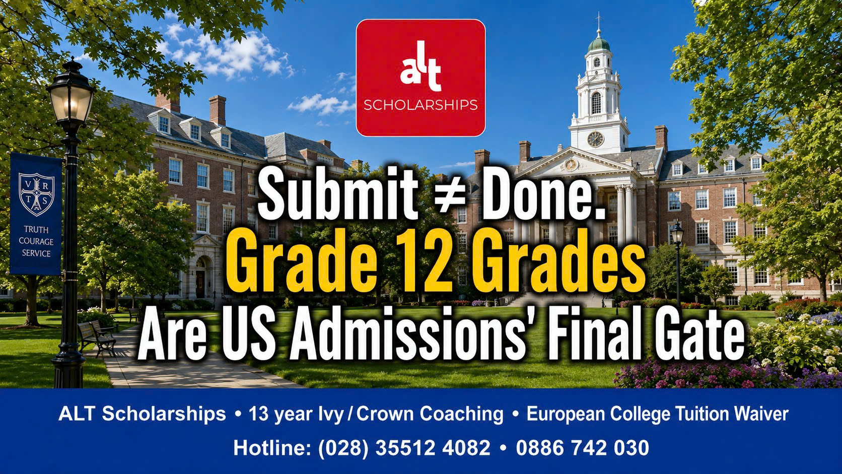 Sau Khi Bấm Submit, Hồ Sơ Mỹ Chưa Kết Thúc: Điểm Lớp 12 Có Thể Là “Cửa Kiểm Tra Cuối” Của Admissions